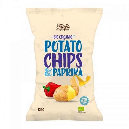 Chipsy z ziemniaków paprykowe 125g*TRAFO*BIO   