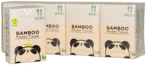 Chusteczki higieniczne bambusowe kieszonkowe 8szt*BAMBOO ZUZII*