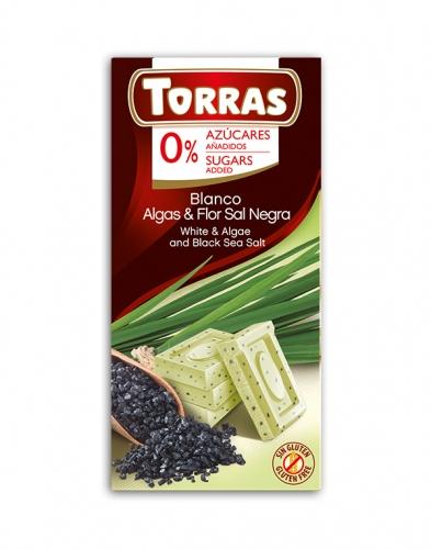 Czekolada biała z algami 75g*TORRAS*