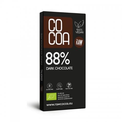 Czekolada surowa ciemna 88% 50g*COCOA*BIO