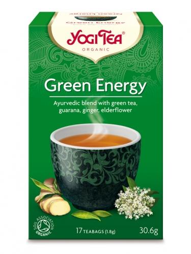 Herbata **Green Energy** zielona ekspres 17T*YOGI TEA*BIO