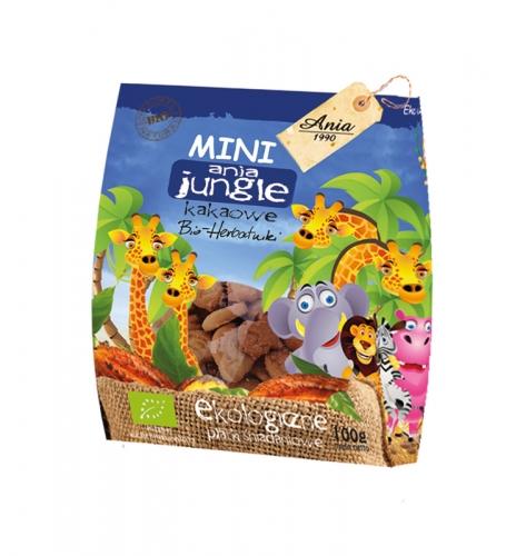 Herbatniki kakaowe **Mini Jungle** 100g*ANIA*BIO