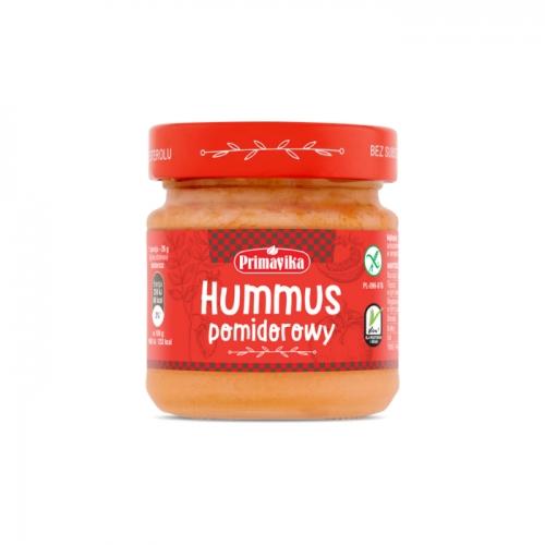 Hummus pomidorowy 160g*PRIMAVIKA* - najlepiej spożyć przed: 15.05.2025 - najniższa cena w okresie 30 dni przed promocją: 8,90zł