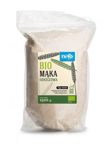 Mąka orkiszowa typ 2000 pełnoziarnista 1,5kg*NIRO*BIO