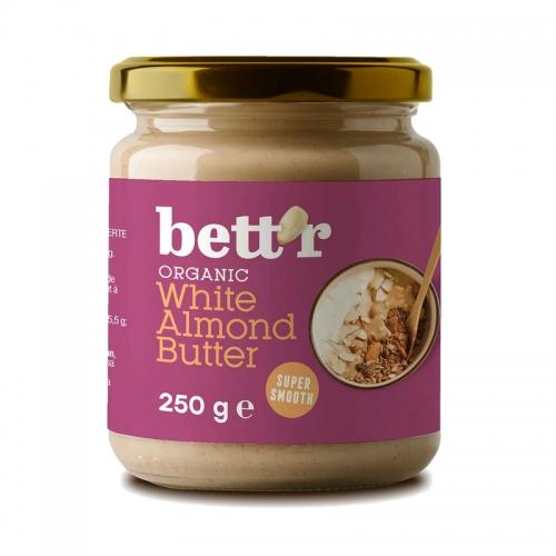 Masło migdałowe białe 100% 250g*BETTR*BIO