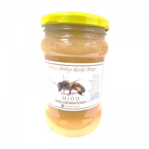 Miód wielokwiatowy nektarowy 400g*PASIEKA CEROŃ*