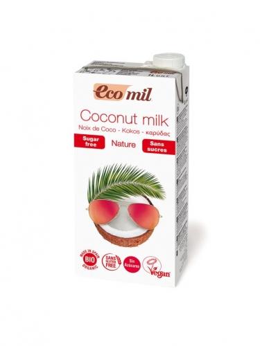 Mleczko kokosowe bez cukru 1l*ECOMIL*BIO - opakowanie zbiorcze po 6 szt.