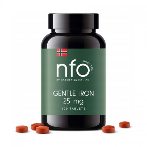 Żelazo Gentle Iron tabletki 25mg 100szt.*NFO* suplement diety - najlepiej spożyć przed: 22.08.2025 - najniższa cena w okresie 30 dni przed promocją: 143,99zł
