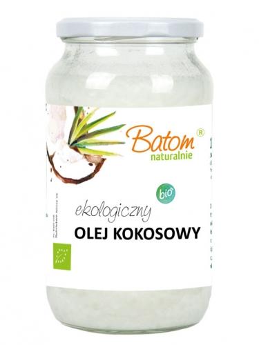 Olej kokosowy bezzapachowy 1l*BATOM*BIO - opakowanie zbiorcze po 6 szt.