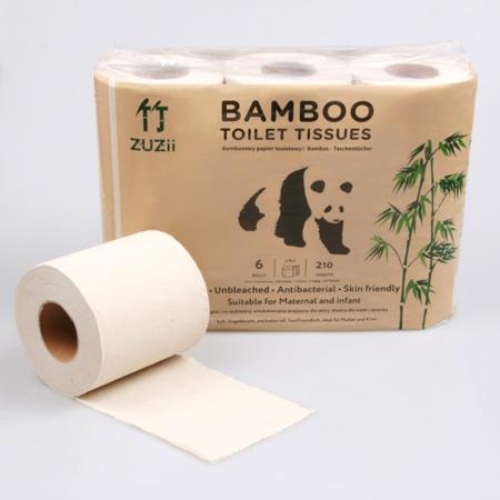 Papier toaletowy bambusowy 6szt*BAMBOO ZUZII*