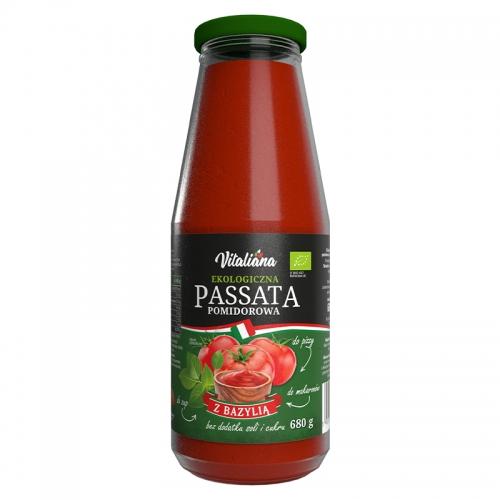 Przecier **Passata** pomidorowy z bazylią 680g*VITALIANA*BIO