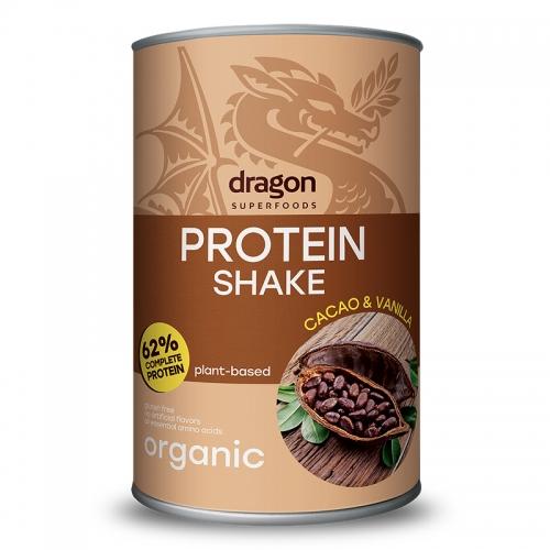 Shake białkowy 62% kakao i wanilia proszek 500g*DRAGON SUPERFOODS*BIO