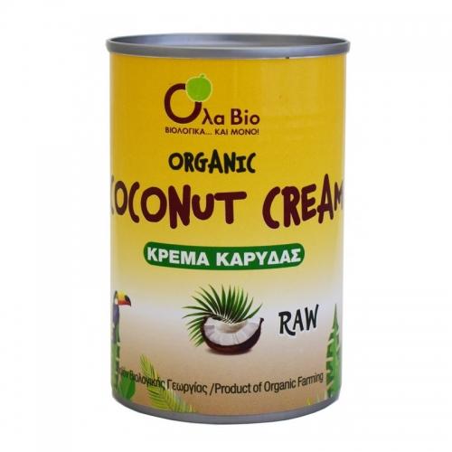 Śmietanka kokosowa RAW 22% tłuszczu puszka 400ml*Ola Bio*BIO