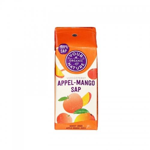 Sok jabłkowy z mango NFC z rurką 200ml*YOUR ORGANIC NATURE*BIO - najlepiej spożyć przed: 02.05.2024 - najniższa cena w okresie 30 dni przed promocją: 3,59zł