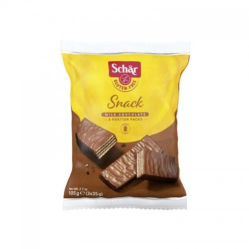 Wafelki orzechowe w czekoladzie bezglutenowe 3x35g*SCHÄR*