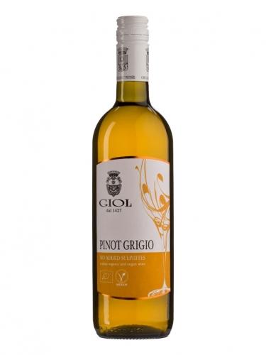 Wino bez siarczynów białe / wytrawne / Włochy 750ml*PINOT GRIGIO GIOL*BIO 