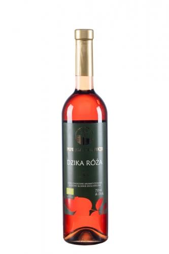 Wino z dzikiej róży / różowe / słodkie Polska 750ml*VIN-KON*BIO