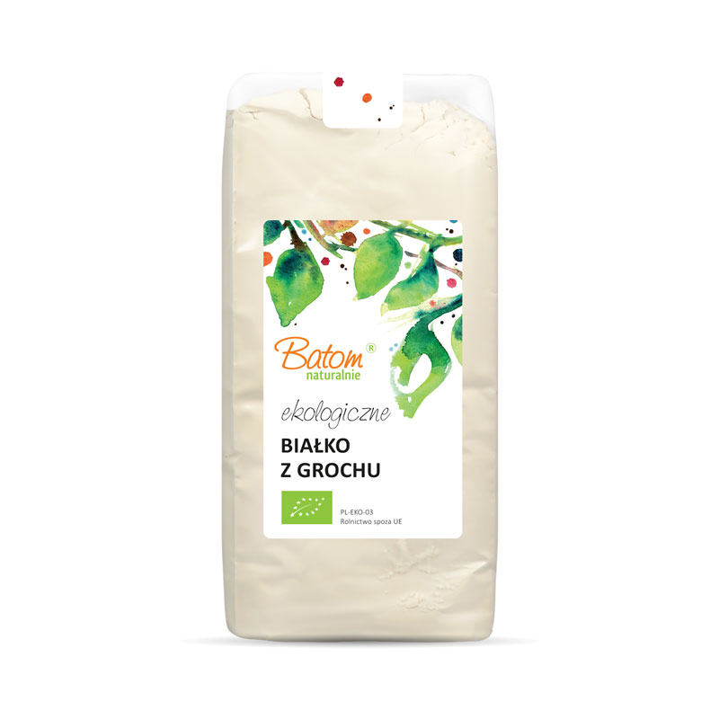 Białko z grochu 250g*BATOM*BIO - opakowanie zbiorcze po 6 szt. 