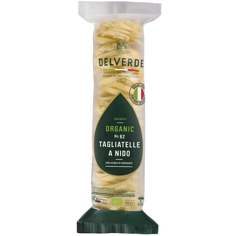 Makaron pszenny tagliatelle a nido wstążki gniazda 250g*DELVERDE*BIO
